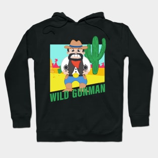 Wild Gunman Cowboy Hoodie